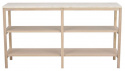 Avlastningsbord \'Orwel\' 140x75 cm - Beige/Vitpigmenterad