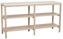 Avlastningsbord \'Orwel\' 140x75 cm - Beige/Vitpigmenterad