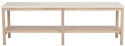 Avlastningsbord \'Orwel\' 140x45 cm - Beige/Vitpigmenterad