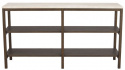 Avlastningsbord \'Orwel\' 140x75 cm - Beige/ Brun