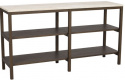 Avlastningsbord \'Orwel\' 140x75 cm - Beige/ Brun