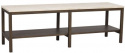 Avlastningsbord \'Orwel\' 140x45 cm - Beige/ Brun