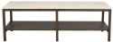 Soffbord \'Orwel\' 140x60cm - Beige/Brun