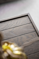 Soffbord \'Deerfield\' 80x80cm - Mörk ek