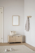 Hallbänk \'Hillmond\' 80cm - Ljus ek