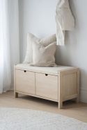 Hallbänk \'Hillmond\' 80cm - Ljus ek
