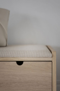 Hallbänk \'Hillmond\' 80cm - Ljus ek