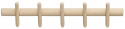 Kroklist \'Hillmond\' 65cm - Ljus ek
