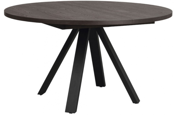 Matbord 'Maddock' Runt 135cm - Mörk ek