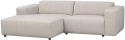 3-Sitssoffa \'Willard\' Schäslong V - Ljusbeige