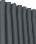 2-pack Gardin \'Greenwich\' 140x280 - Mörkgrå