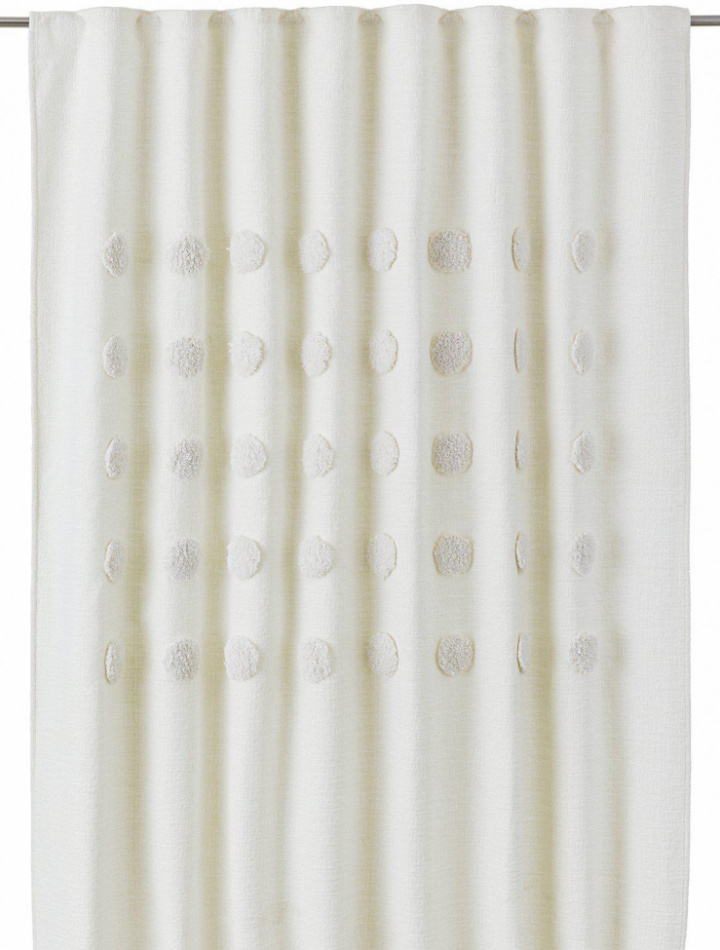 Gardin \'Pom\' 140x280 - Offwhite i gruppen Inredning / Textilier / Gardiner hos Reforma (1227-20-002)
