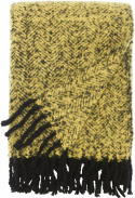 Pläd \'Kim\' 130x170 - Gul