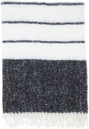 Pläd \'Carl\' 130x170 - Svart/Vit