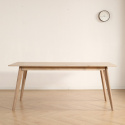 Matbord \'Line\' 180x90 cm - Vitpigmenterad