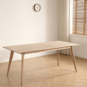 Matbord \'Line\' 180x90 cm - Vitpigmenterad
