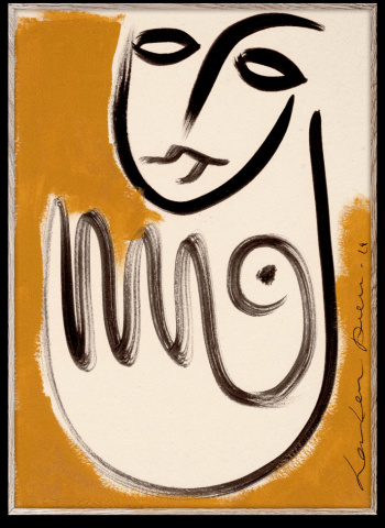 Poster \'Donner\' 50x70 - Orange/Svart