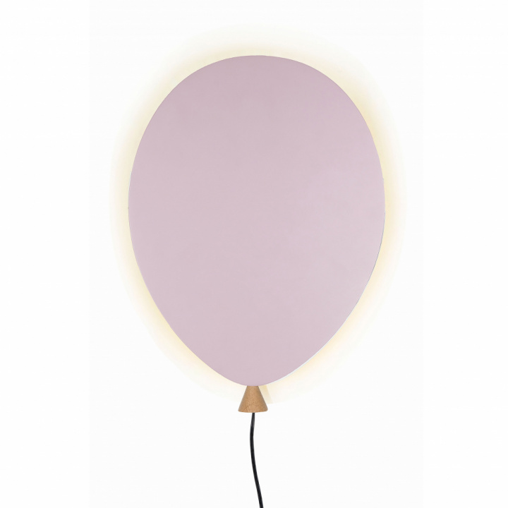 Vgglampa 'Balloon' - Rosa