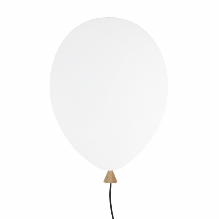 Vgglampa 'Balloon' - Vit