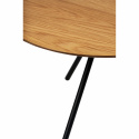 Soffbord Ø60 cm - Natur/Svart