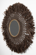 Vägglampa \'Boho Spegel\' - Brun