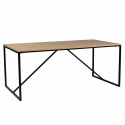 Matbord \'Vega\' 180x90cm - Natur/Svart 