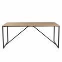 Matbord \'Vega\' 180x90cm - Natur/Svart 