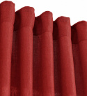 2-pack Gardin \'Cecil\' 140x260 - Röd