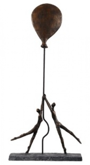 Staty \'Fly Away\' - Antik brons