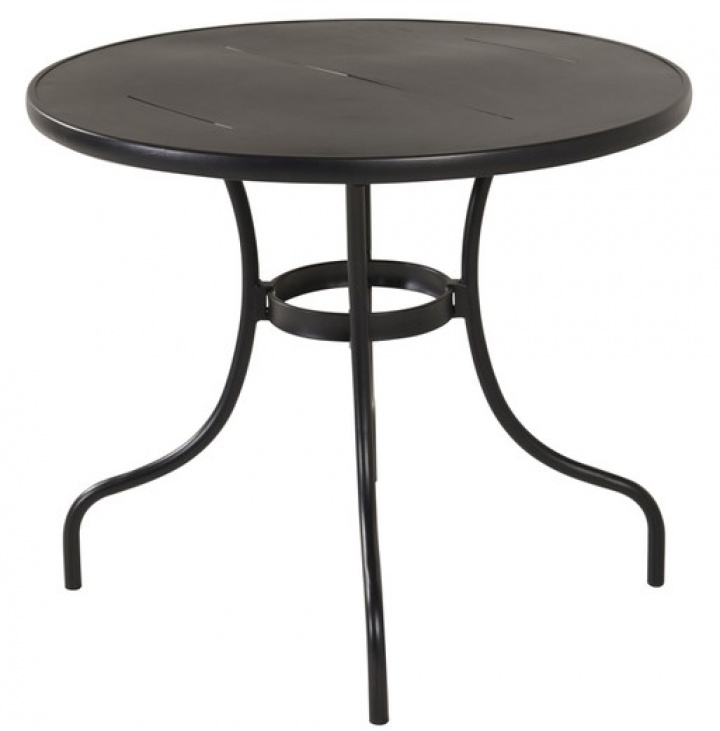 Cafébord \'Nordanå\' Runt 90cm - Svart i gruppen Möbler / Utemöbler / Trädgårdsbord hos Reforma (1341-408)