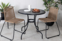 Cafébord \'Nordanå\' Runt 90cm - Svart