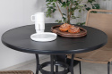 Cafébord \'Nordanå\' Runt 90cm - Svart