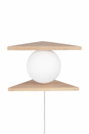 Vägglampa \'Angolo\' - Trä/Natur