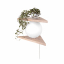 Vägglampa \'Angolo\' - Trä/Natur
