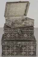 Box Metal - Vintage Brun
