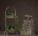 Box Metal - Vintage Brun