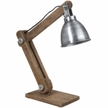 Bordslampa \'Ashby\' - Silver 50 cm