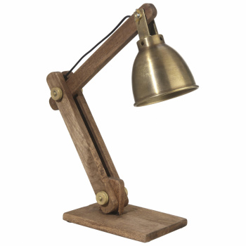 Bordslampa \'Ashby\' - Guld 50 cm