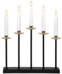 Adventsljusstake \'Greta\' - Svart/Guld