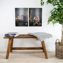 Träbänk \'Barcelona\' 90x25cm - Teak