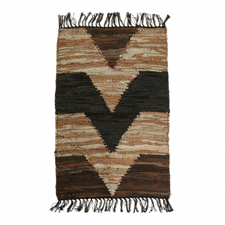 Matta \'Läder\' - Multi 70x140 i gruppen Inredning / Mattor / Vävda Mattor hos Reforma (141804)