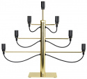 Adventsljusstake \'Milano\' - Svart/Guld
