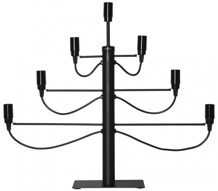Adventsljusstake 'Milano' - Svart