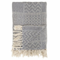 Pläd \'Recycled Cotton\' - Grå