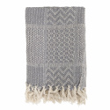 Pläd \'Recycled Cotton\' - Grå