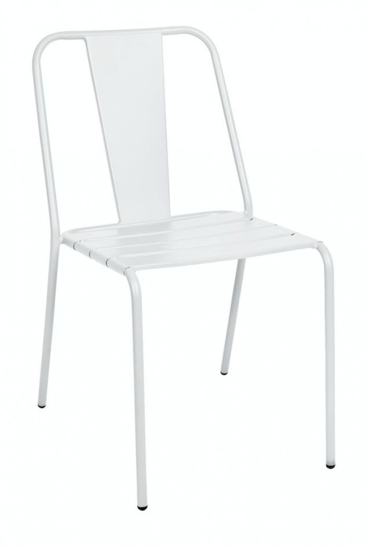 Stol Comfy - Stål Vit
