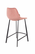 Barstol \'Franky\' S - Rosa/Sammet
