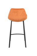 Barstol \'Franky\' S - Orange/Sammet