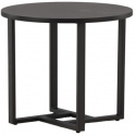 Soffbord \'Livia\' Runt 50cm - Svart