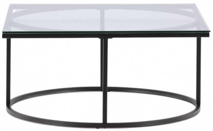Soffbord 'Skåne' 90x90cm - Svart
